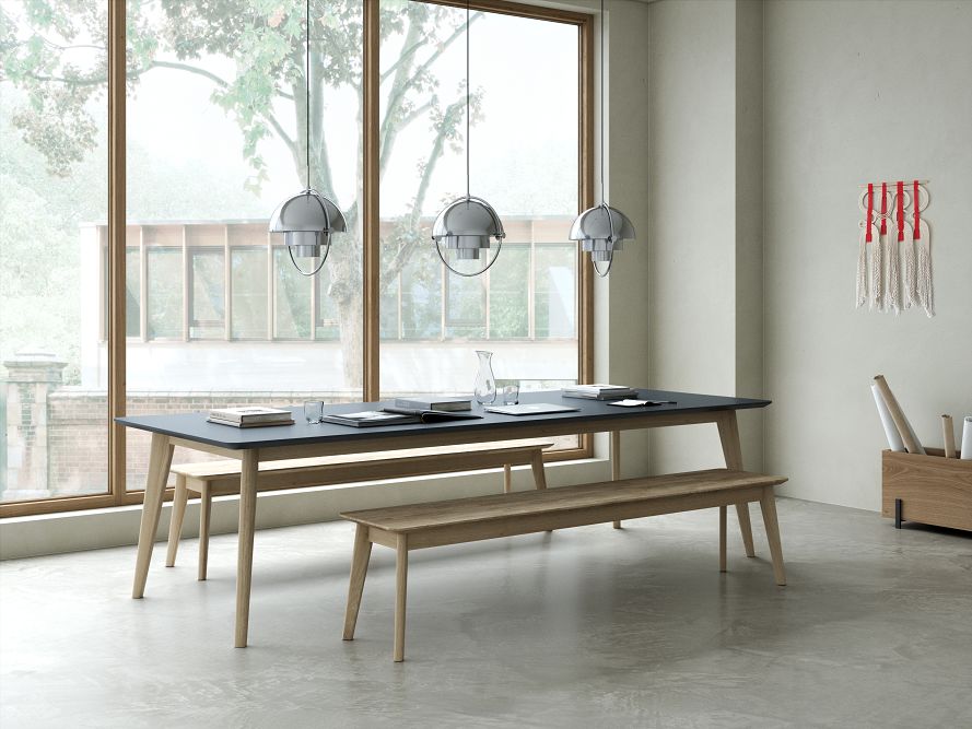 AD1 meeting jednací stůl od Andersen Furniture je základním prvkem celé kolekce vhodné pro soukromé i veřejné interiéry