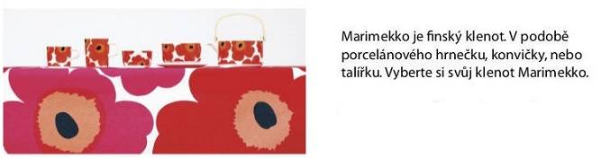 Marimekko porcelán, unikko