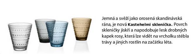 kastehelmi sklenička, iittala