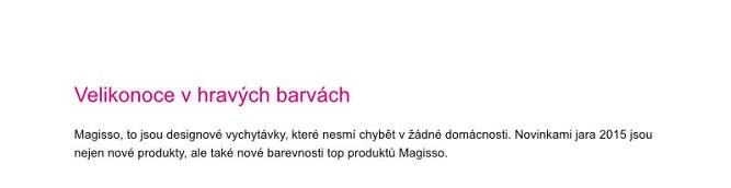 magisso produkty